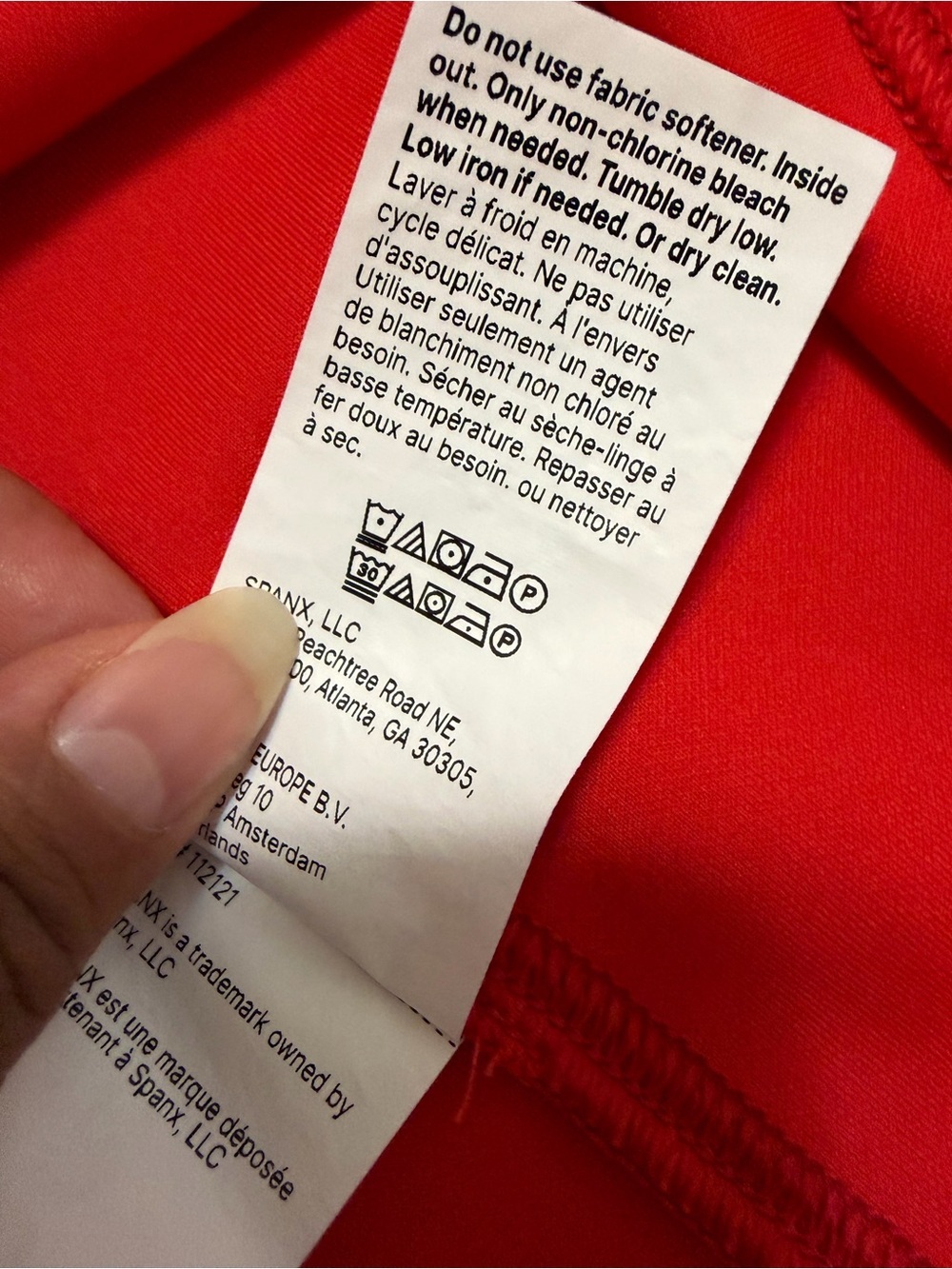 SPANX Air Essentials Half Zip Mini Dress In Red - Picture 15 of 15